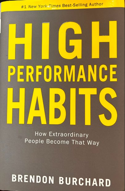 High Performance Habits by Brendon Burchard