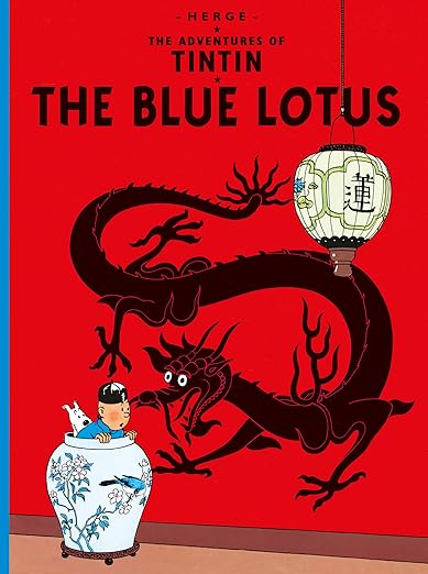Cover of The Adventures of Tintin: The Blue Lotus